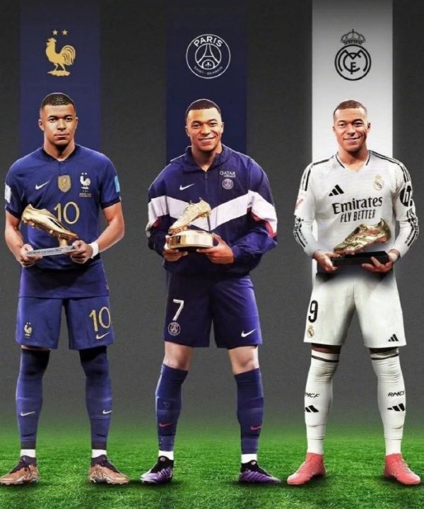 超级射手！姆巴佩已集齐欧洲金靴、欧冠金靴、世界杯金靴