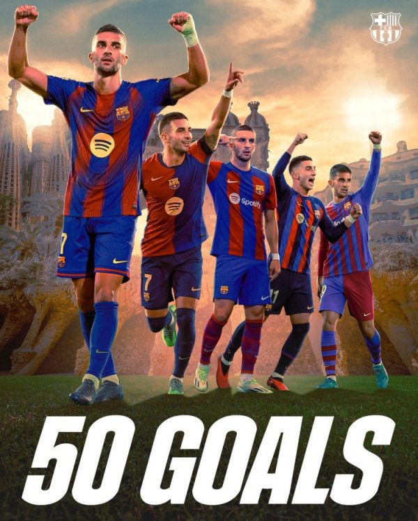 里程碑！费兰收获巴萨生涯50球，本轮联赛前169次出场49球