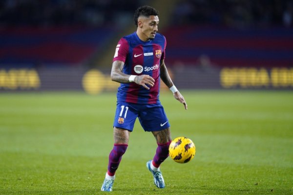 记者：拉菲尼亚、费兰-托雷斯、克里斯滕森缺席巴萨练习