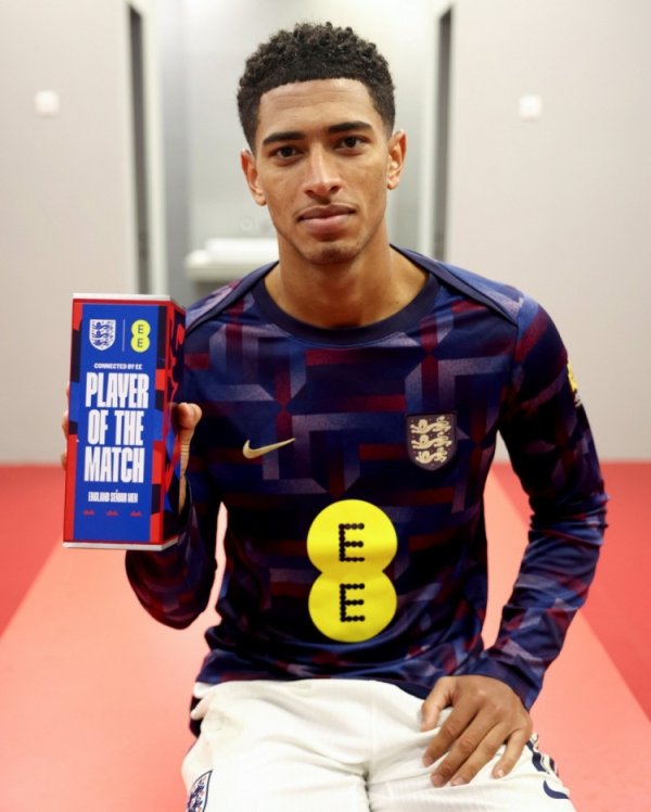 斩获MVP！贝林创造1机会+2关键传球12对抗7成功，评分7